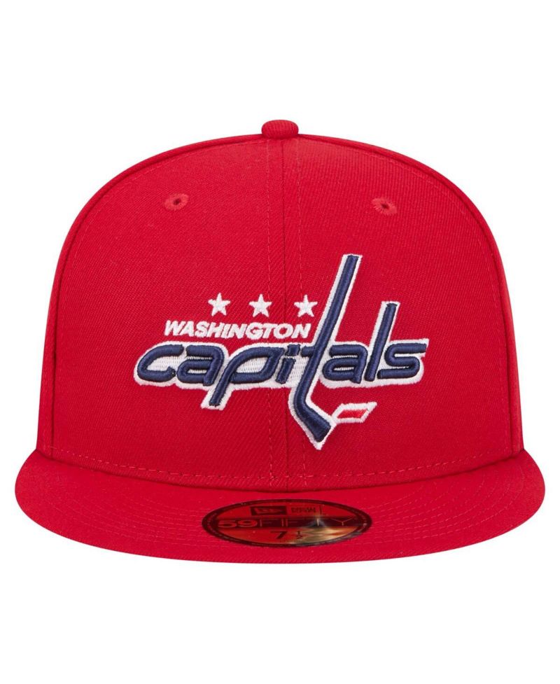 Men's Red Washington Capitals Core 59FIFTY Fitted Hat