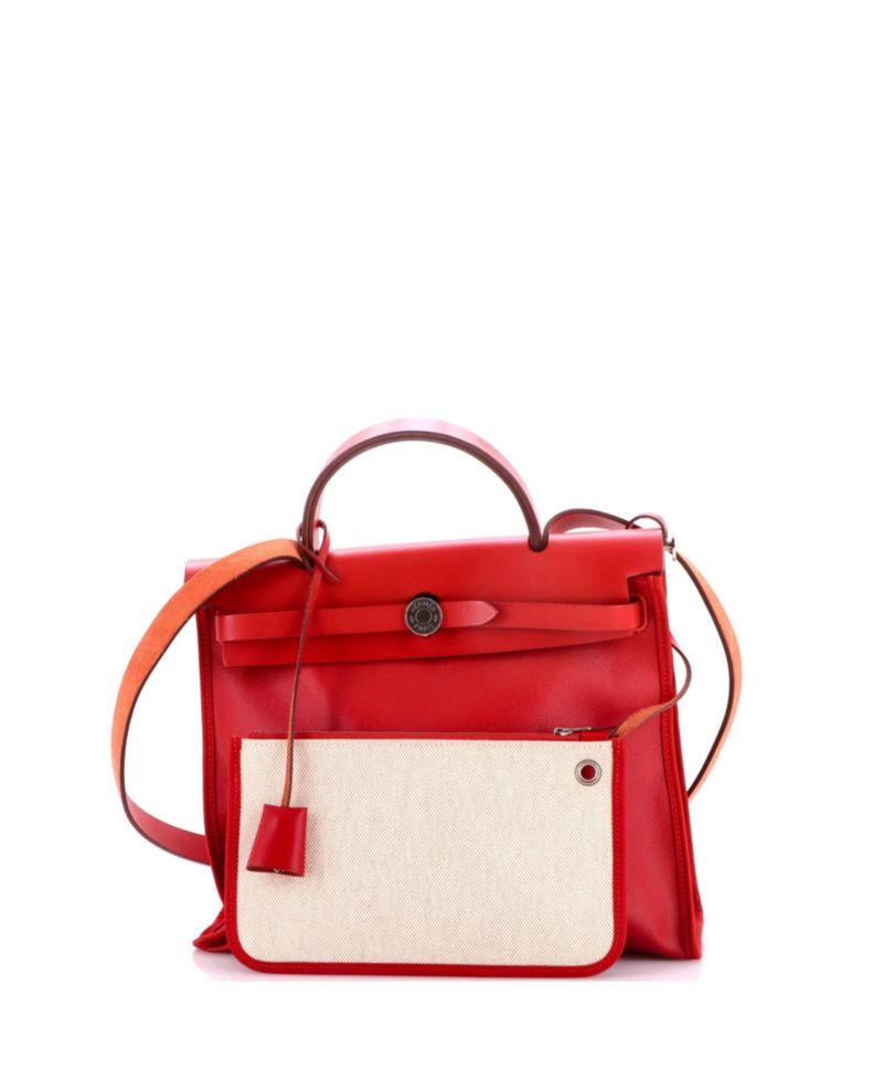 31 Herbag Zip Berline Vache Canvas and Leather