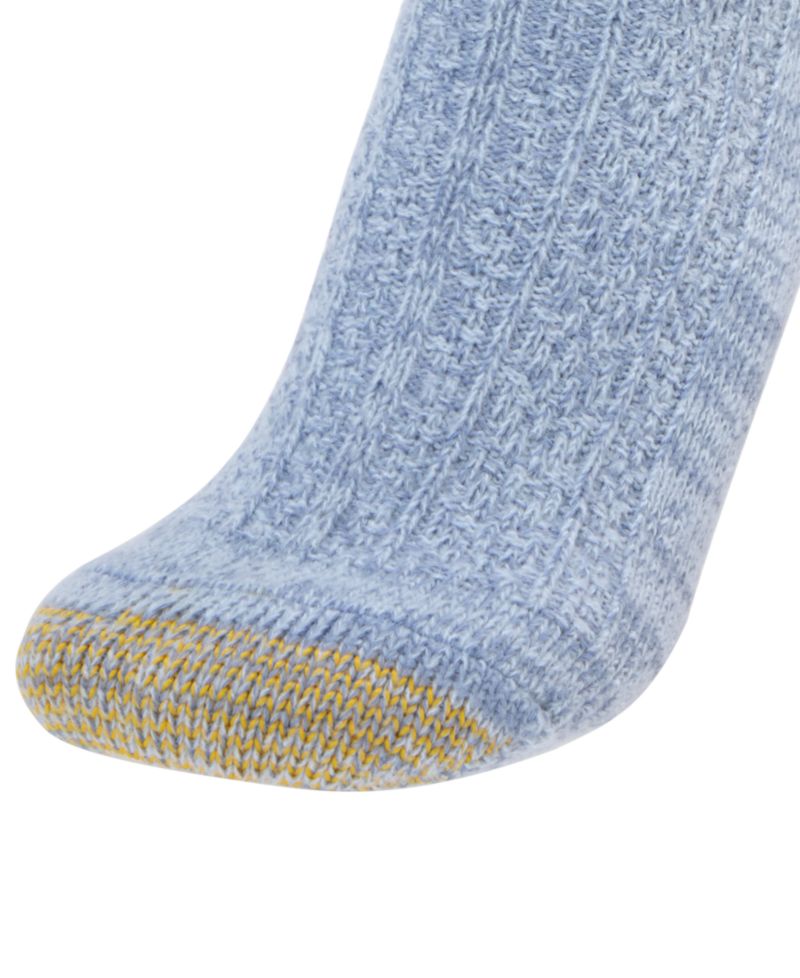 Women's Cable-Knit Reinforced Toe Knee-High Socks, 2-Pack