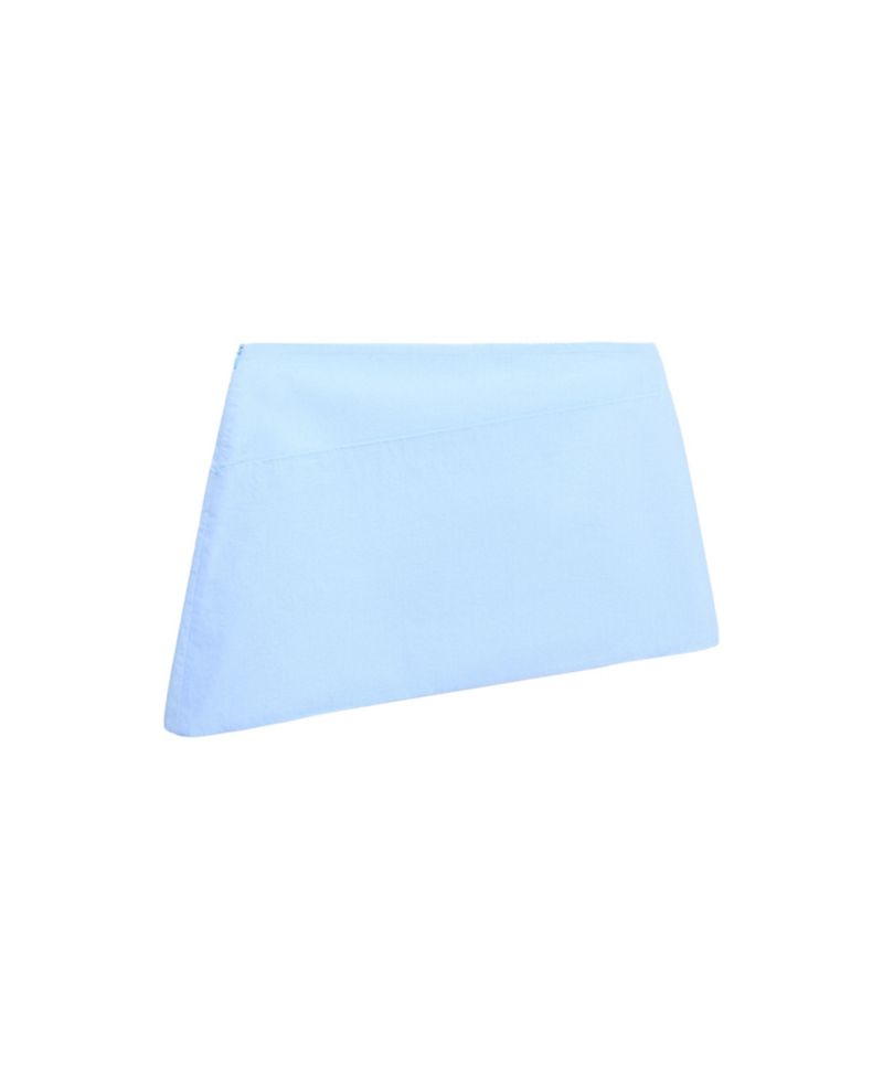 Women's Selection Asymmetric Hem Poplin Straight-Fit Skirt