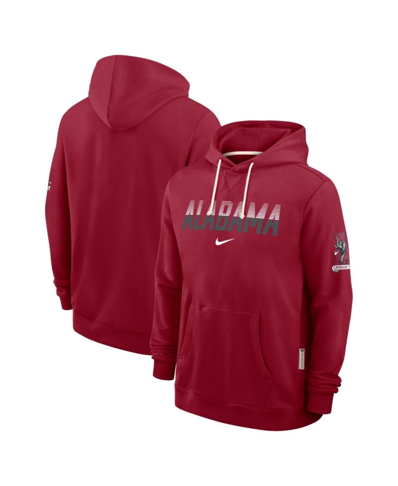 Men's Crimson Alabama Crimson Tide 2026 Sideline Standard Issue Dri-FIT Hoodie
