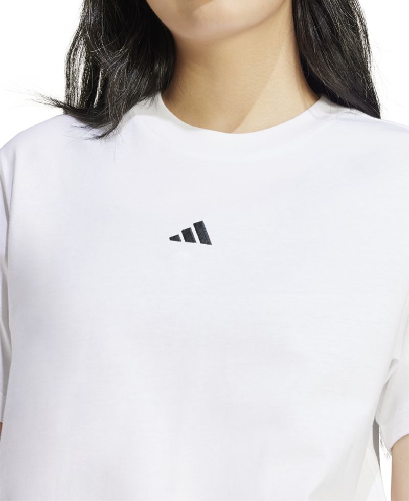 Plus Size Short-Sleeve Cotton Crewneck Logo T-Shirt