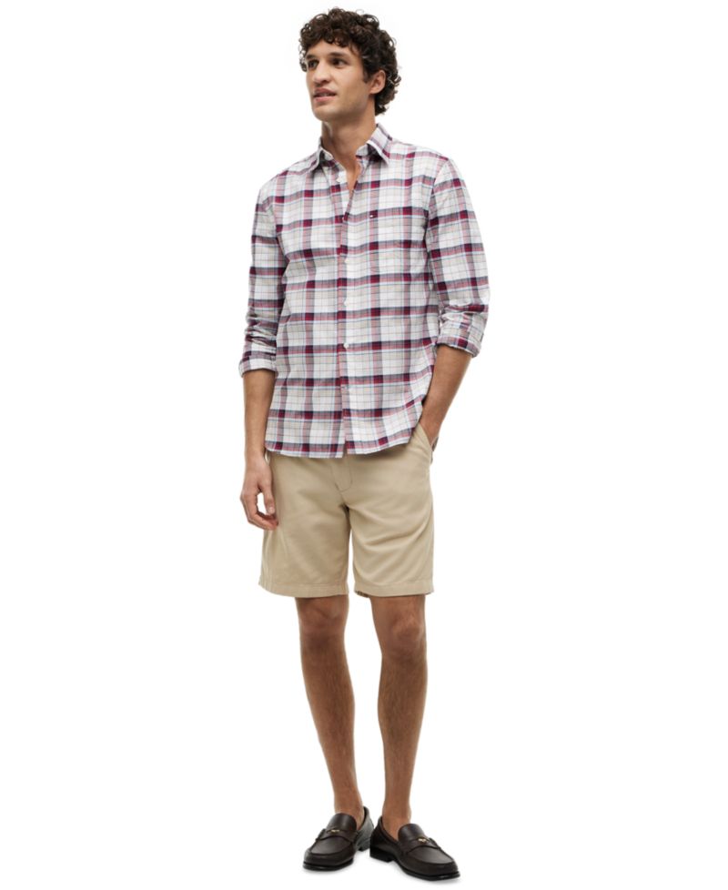 Men's Oxford Medium Check Regular-Fit Shirt
