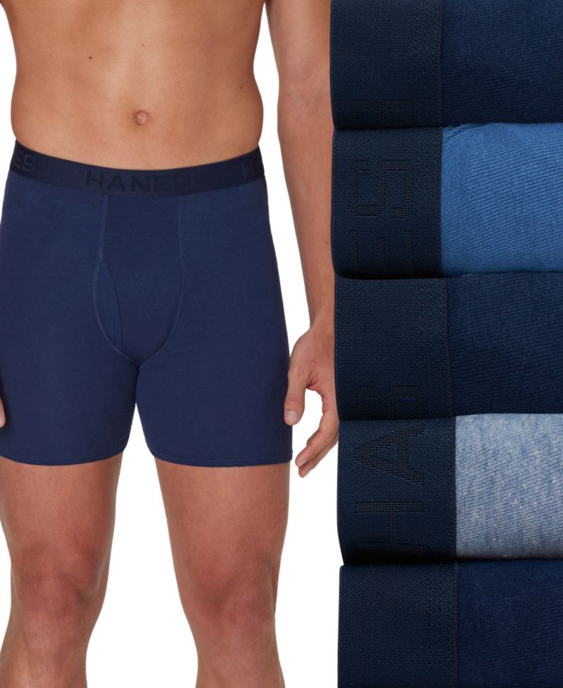 Men's Ultimate Stretch-Fit Boxer Briefs, 5-Pack