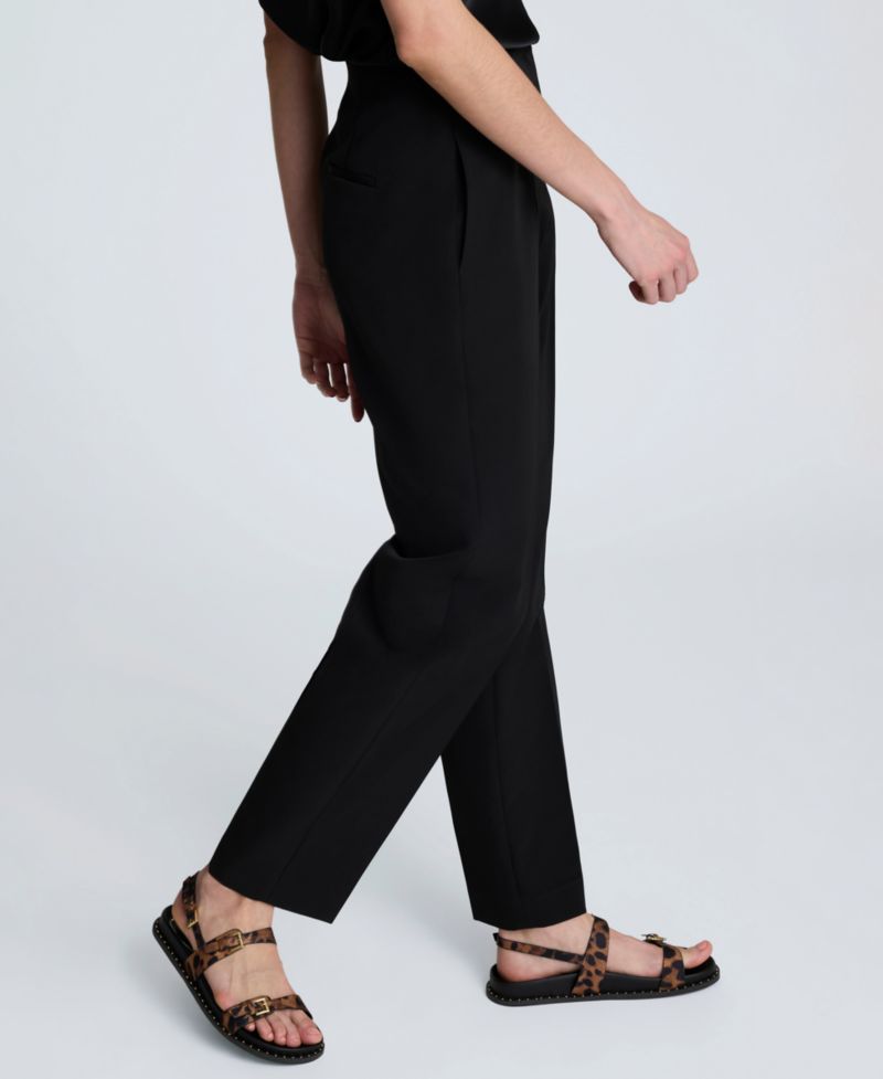Women's Luxe Twill Straight-Leg Pants