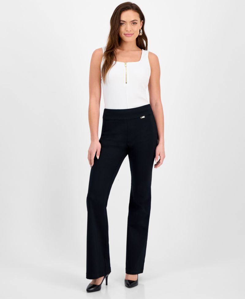 Petite High-Rise Flare Pants