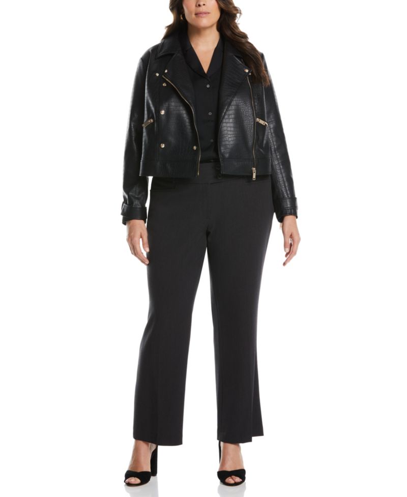 Petite Curvy Fit Boot Cut Pants