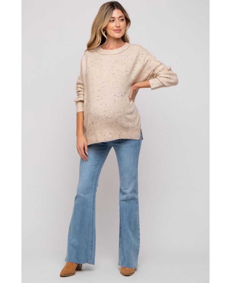 Women's Speckled Knit Sweater