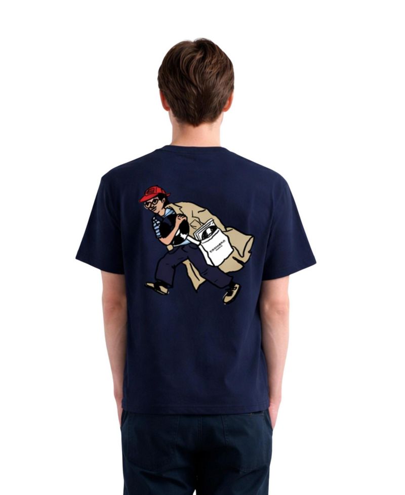 Men's Melomaniac Graphic Crew Neck Relaxed Fit T-Shirt