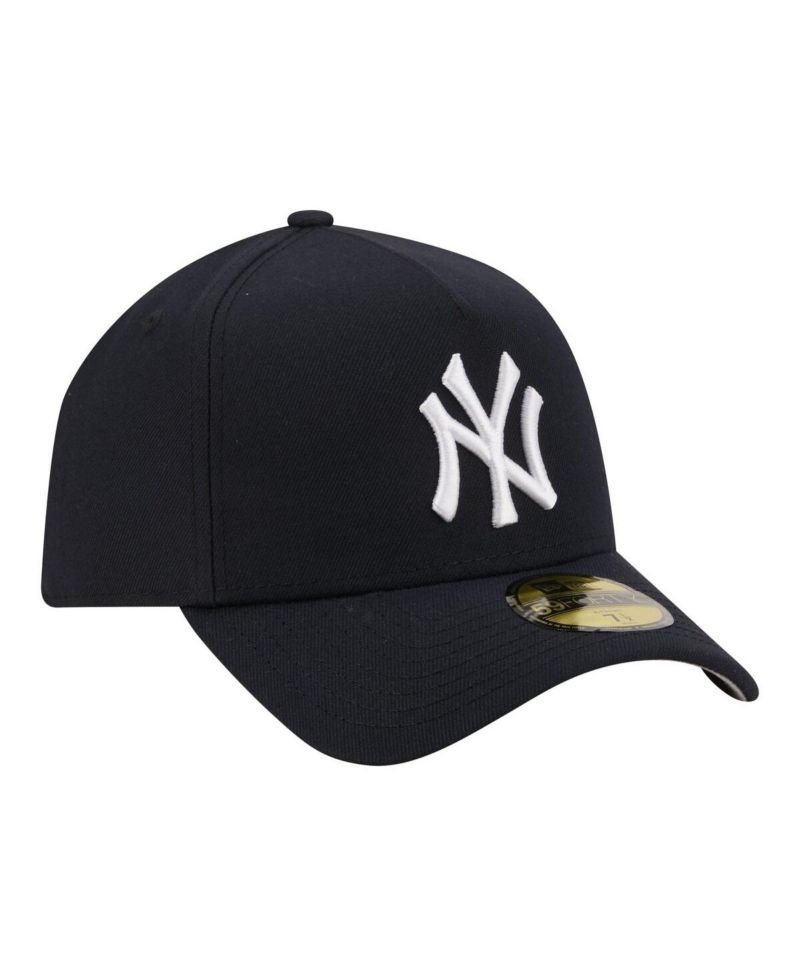 Men's Navy New York Yankees A-Frame 59FORTY Fitted Hat