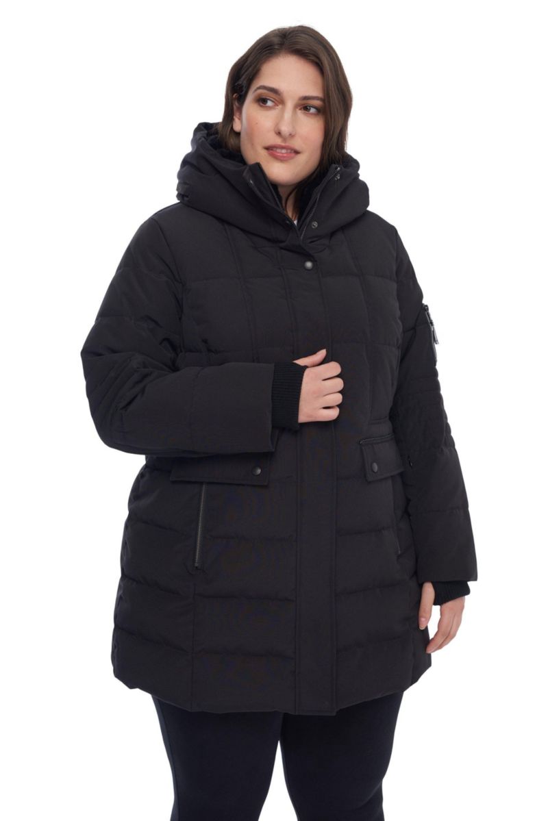 Plus Size Kootney Mid-Length Winter Parka Coat