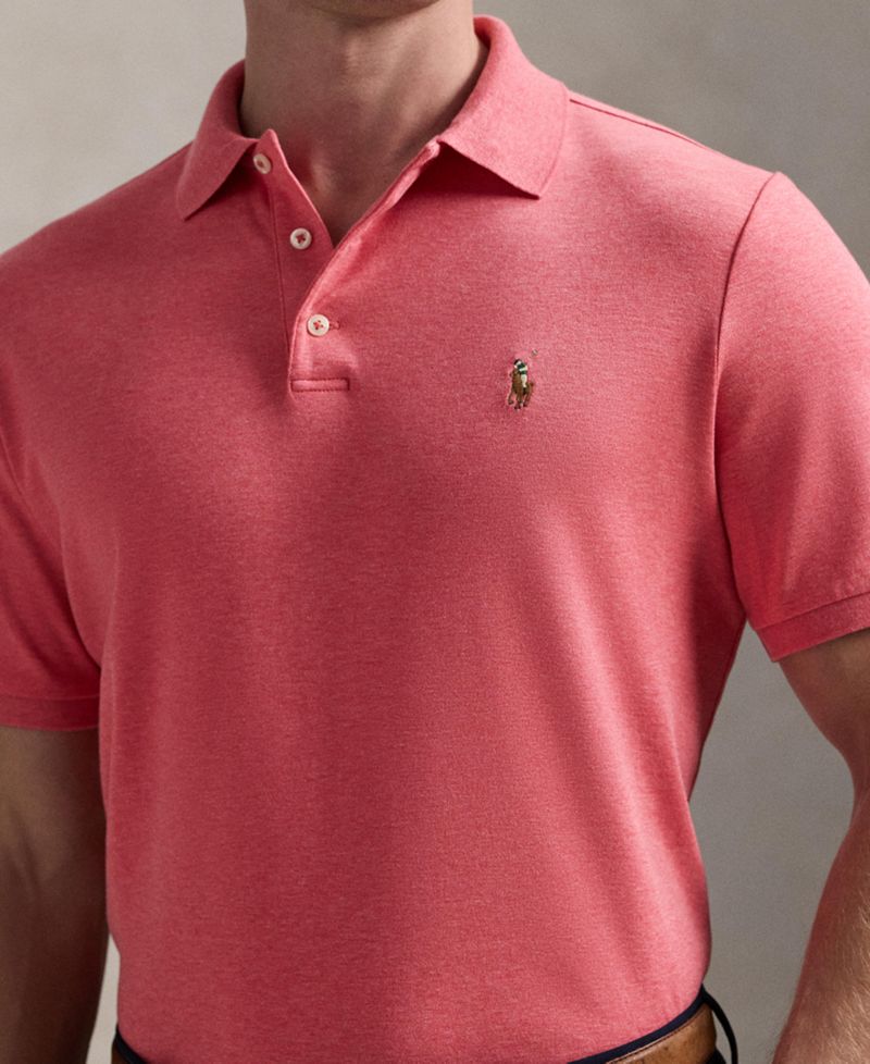 Men's Custom Slim-Fit Soft Cotton Polo Shirt