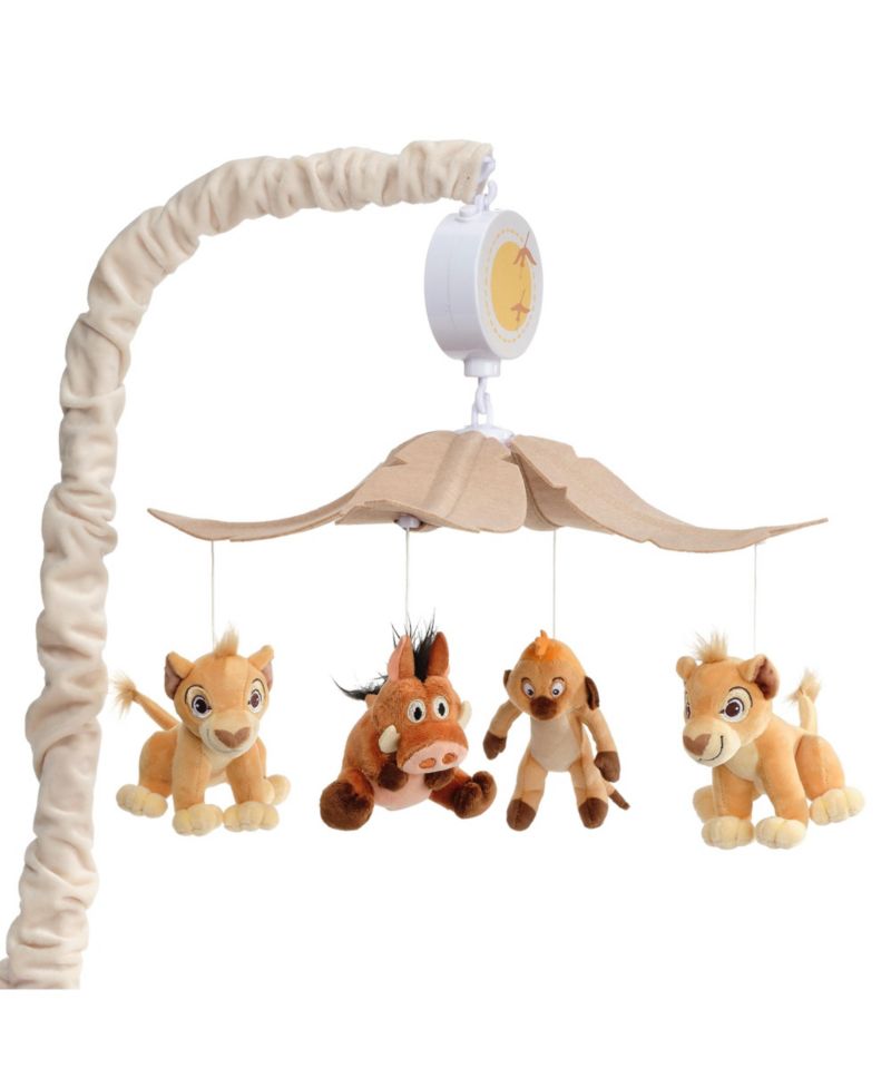 Lambs and Ivy Disney Baby Lion King Safari Musical Baby Crib Mobile Soother Toy