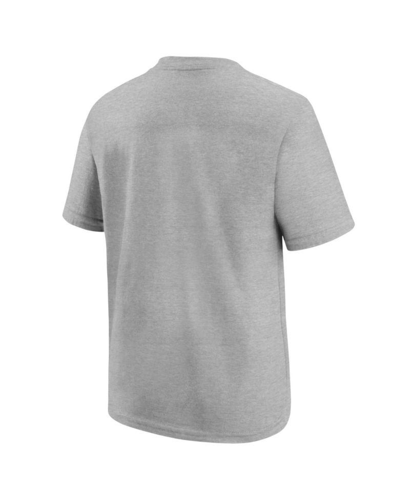 Big Boys and Girls Gray Atlanta Braves Hometown Collection T-Shirt
