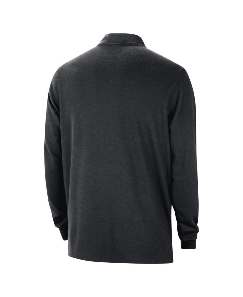 Men's Black San Antonio Spurs 2024/25 Courtside Performance Half-Zip Top