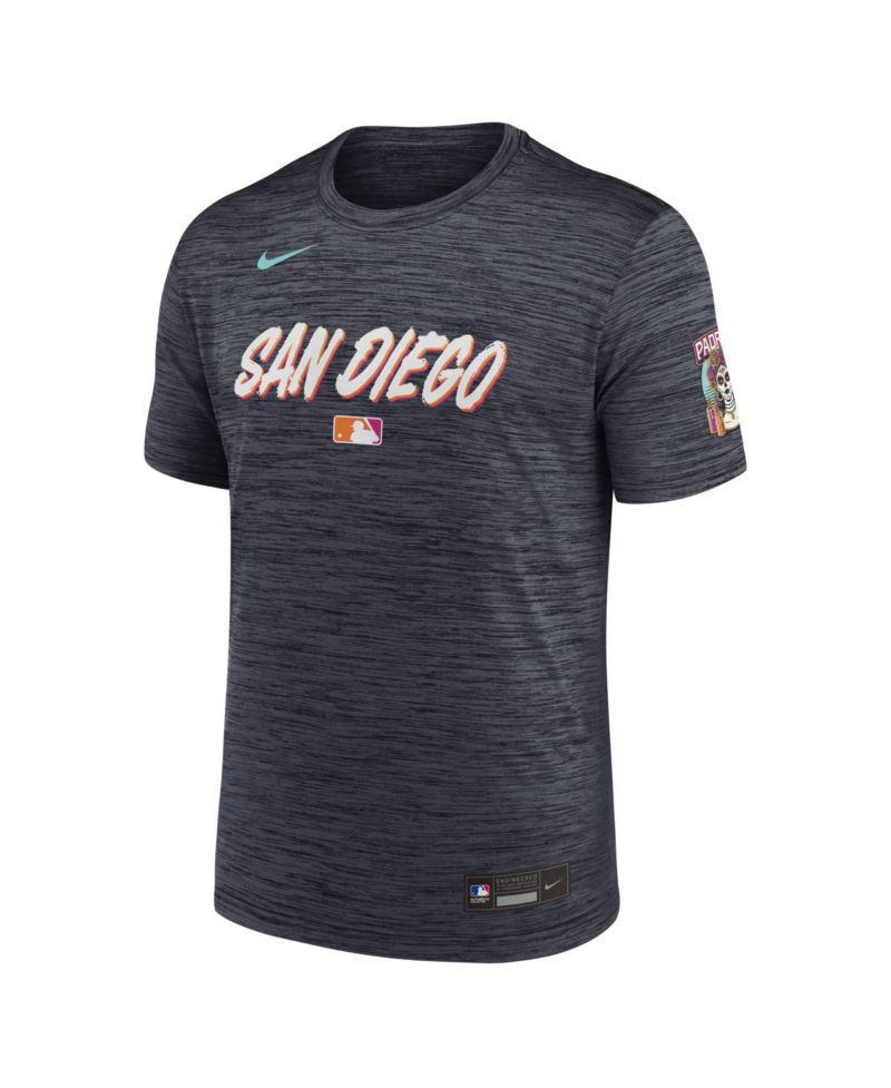 Men's Obsidian San Diego Padres 2026 City Connect Authentic Collection Velocity Dri-FIT T-Shirt