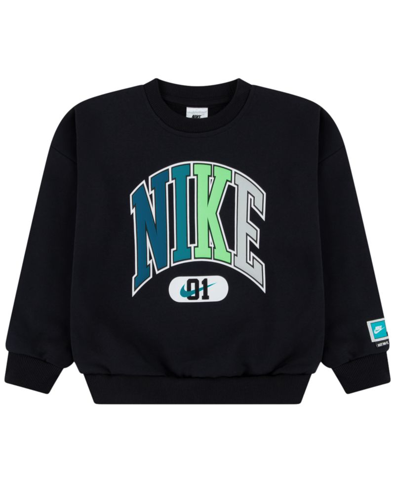 Boys' 2T-7 Sportswear Multisport Fleece Crewneck Sweatshirt
