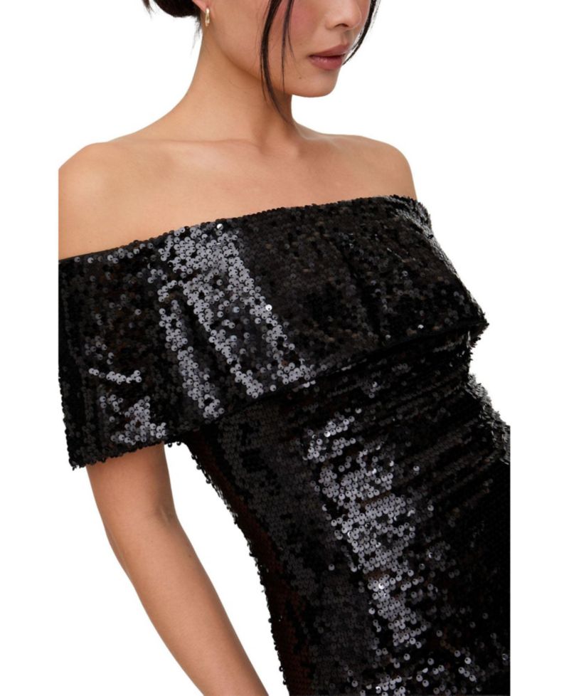 Women's Jaya Off The Shoulder Sequins Midi Dress
