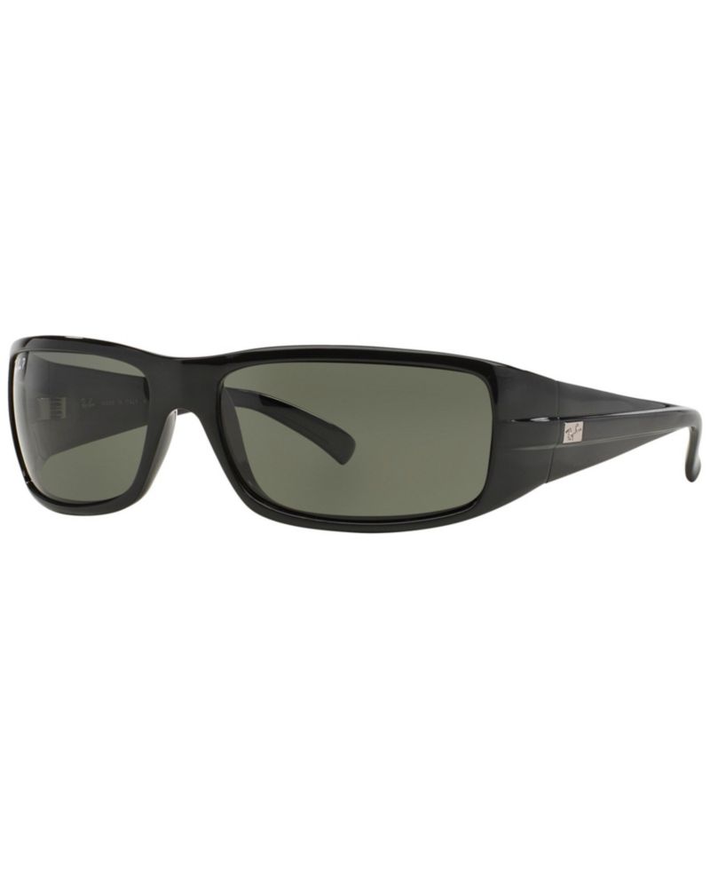Men's Rectangle Sunglasses, RB4057 61