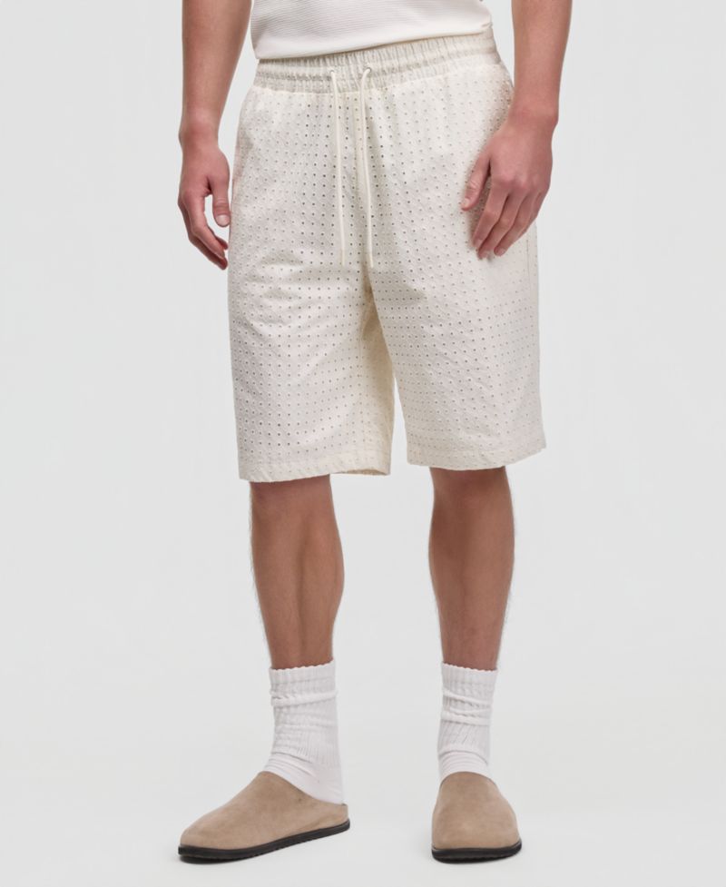 Men's Eyelet 11" Drawstring Shorts