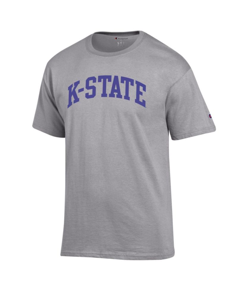 Men's Purple Kansas State Wildcats Basic Arch T-Shirt
