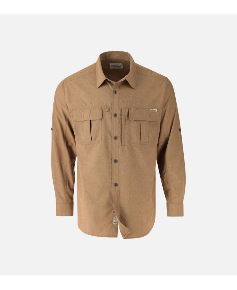 Men's UPF 30+ Long Sleeve All Season Convertible Work Shirt