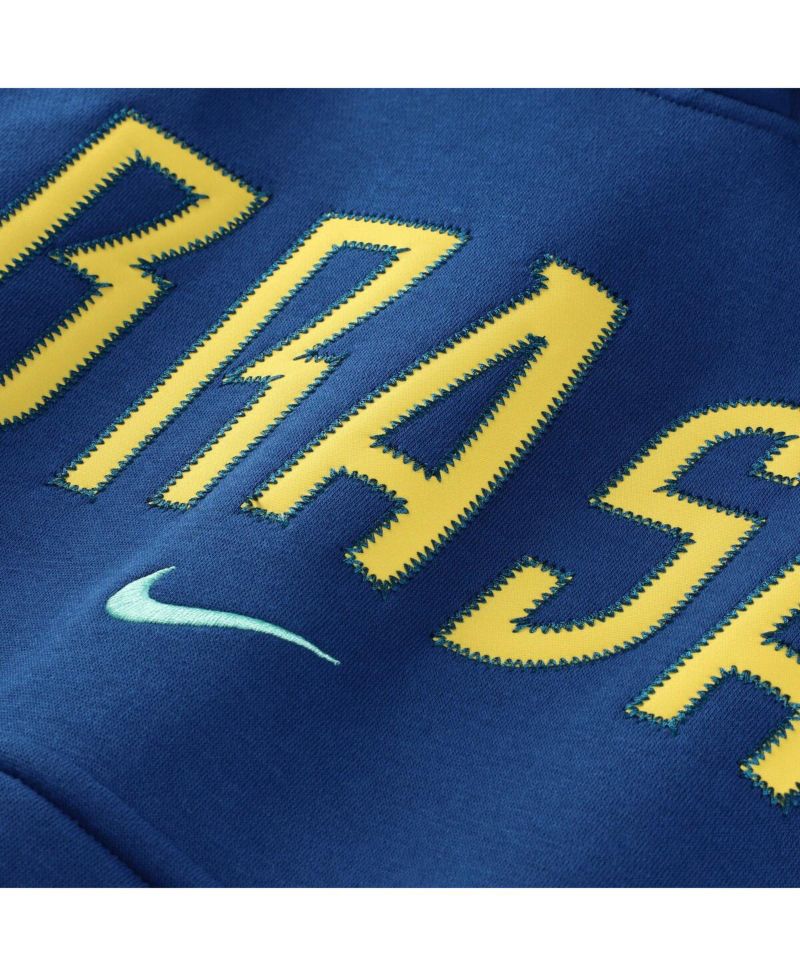 Women's Blue Brazil National Team Phoenix Fleece Hoodie