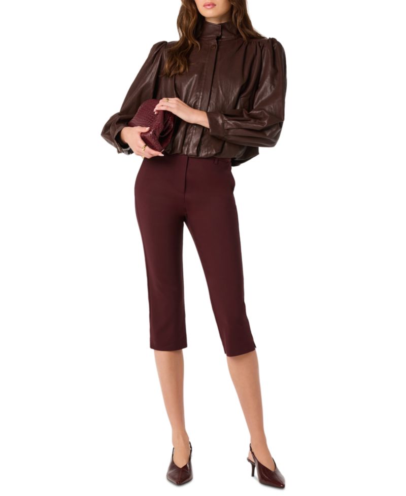 Women's Cardin High-Rise Capri Pants