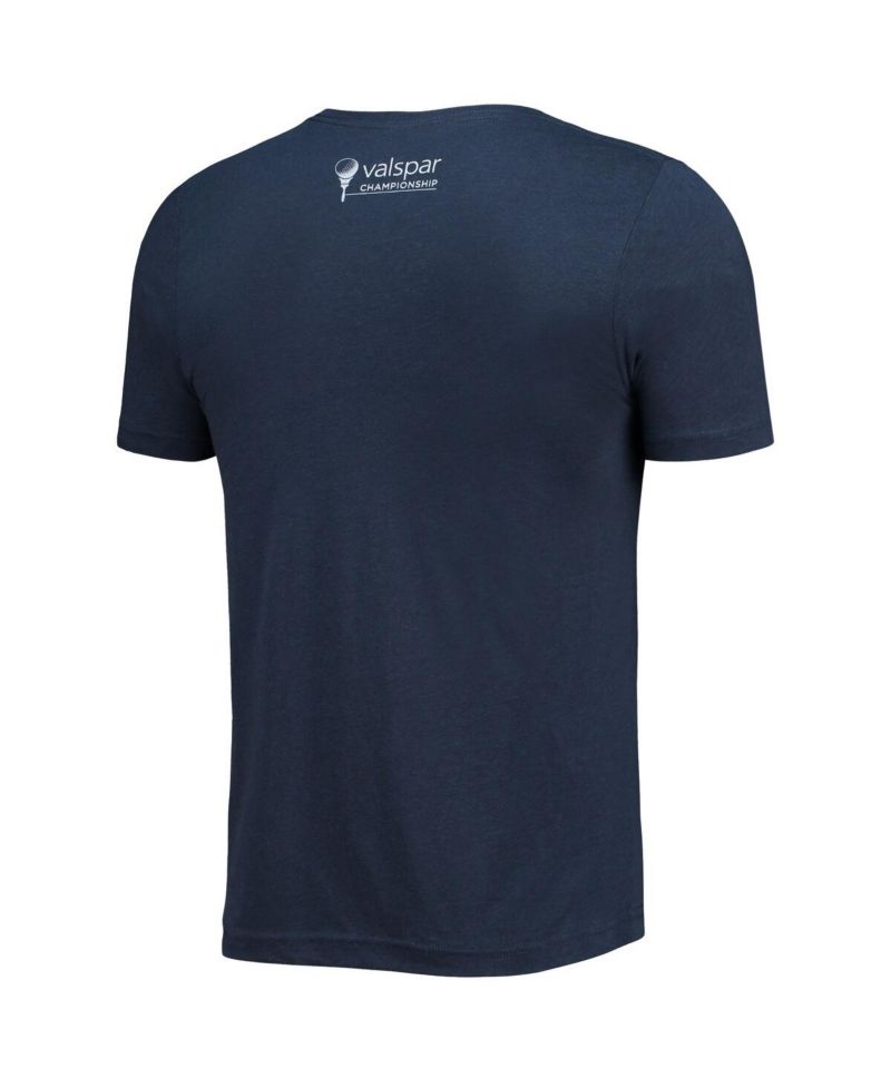Men's Navy Valspar Championship Snake Tri-Blend T-shirt