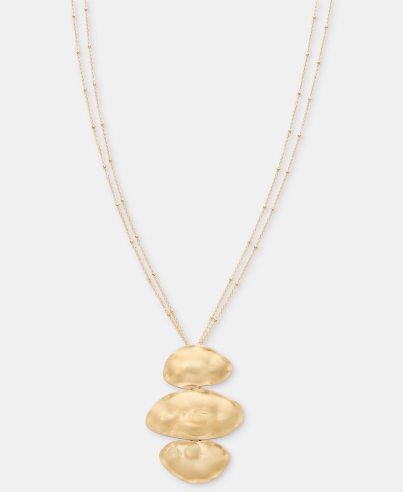 Triple Pendant Necklace, 36" + 3" extender