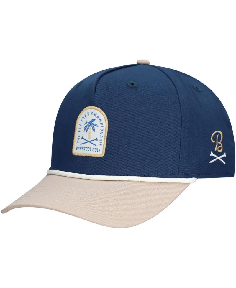 Men's Navy THE PLAYERS Tropical Small Patch Rope Snapback Hat