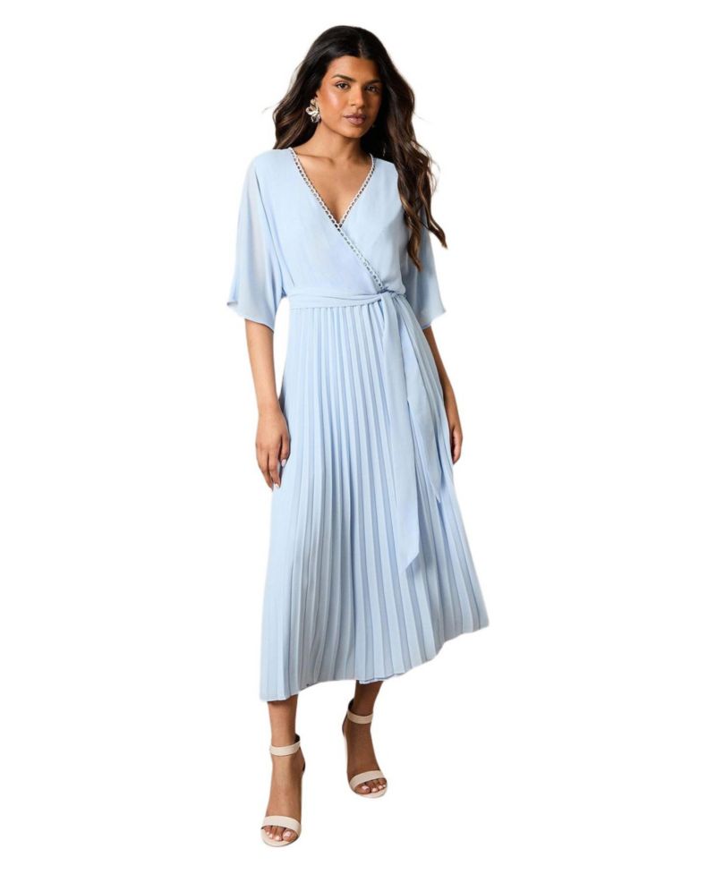 Women's Occasion Pleated Midi Dress
