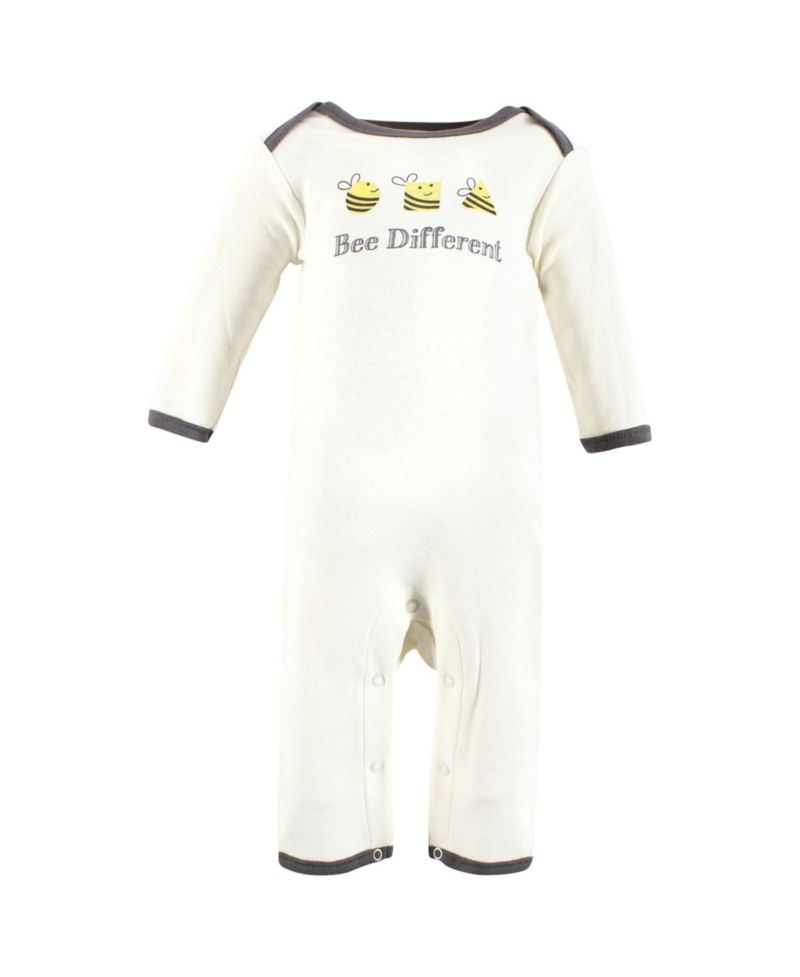 Baby Boys Unisex Natural Double Coverall Set