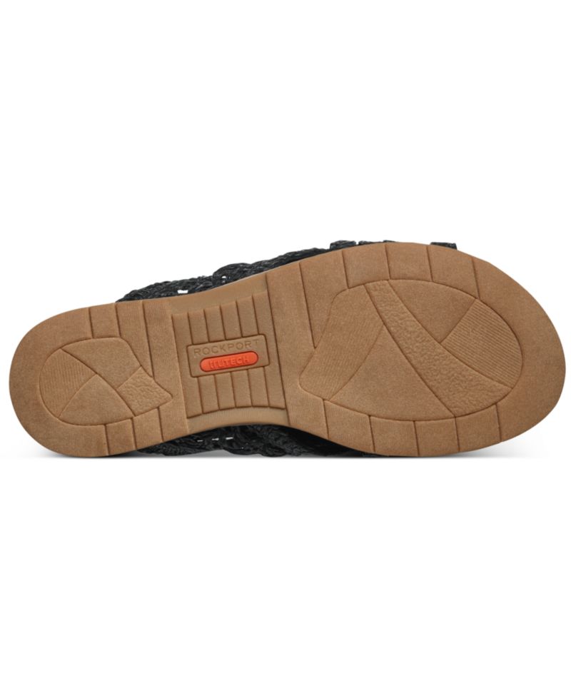 Women's Zora Woven Crisscross Flat Footbed Sandals
