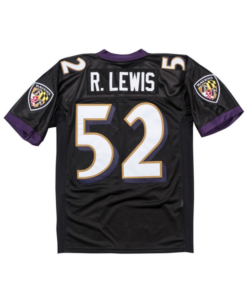 Men's Ray Lewis Baltimore Ravens Replica Throwback Jersey