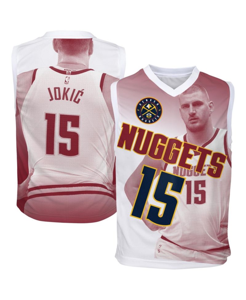 Big Boys and Girls Nikola Jokic Red Denver Nuggets Hometown Fashion Jersey