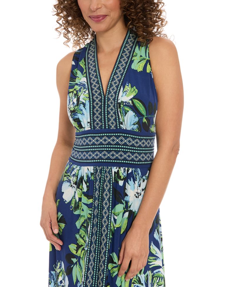 Women's V-Neck Maxi Dress