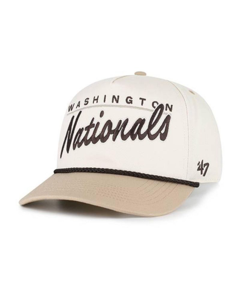 Men's Natural/Tan Washington Nationals Neutral Terrain Hitch Rope Adjustable Hat