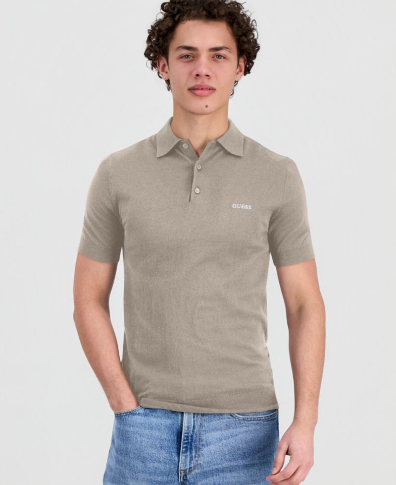 Men's Lex-Knit Spread Collar Polo Shirt