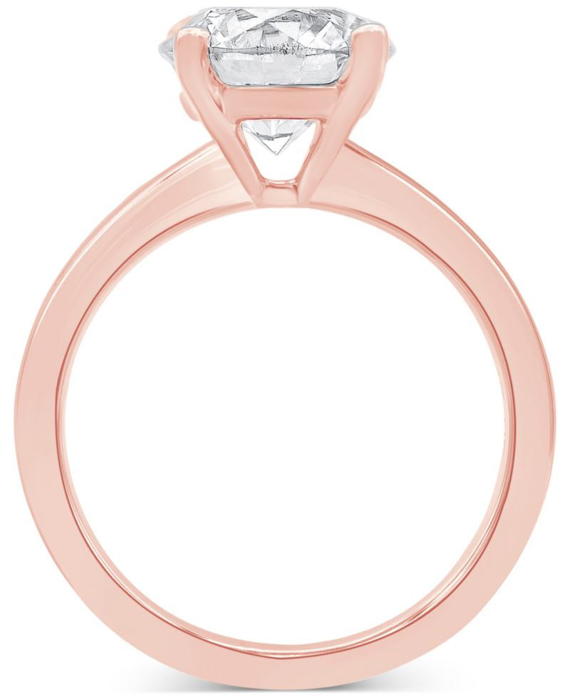 Certified Lab Grown Diamond Solitaire Engagement Ring (4 ct. t.w.) in 14k Gold