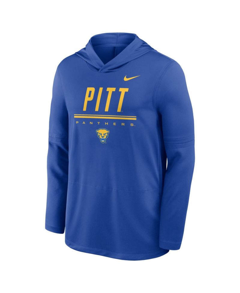 Men's Royal Pitt Panthers 2026 Sideline Dri-FIT Lightweight Hooded Top