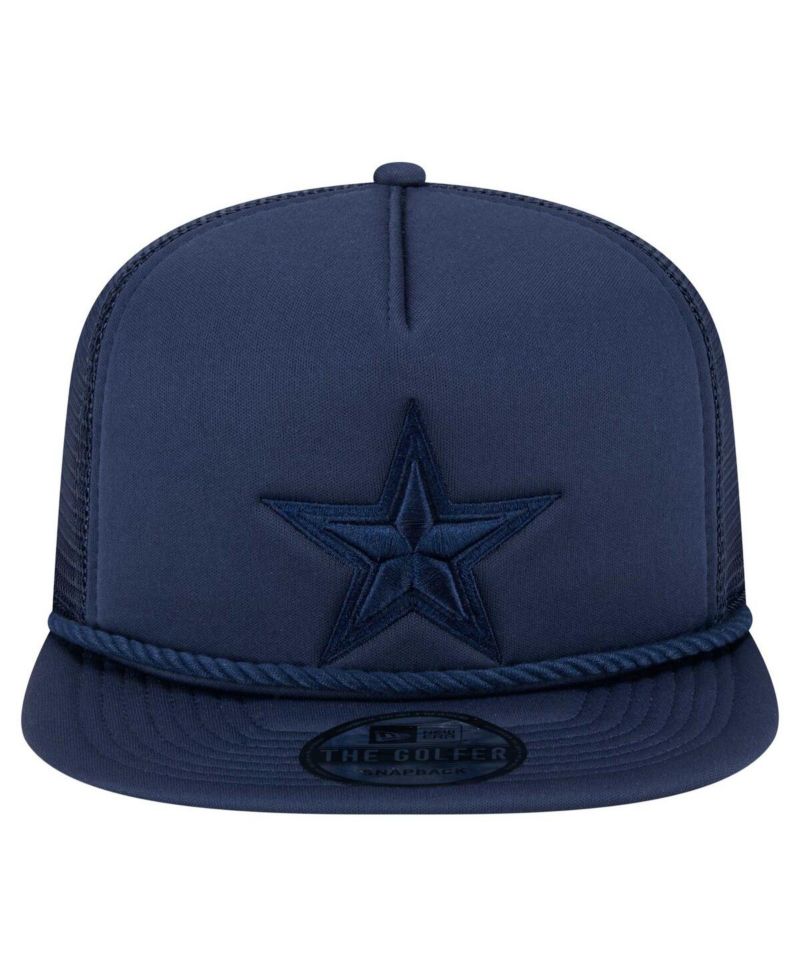 Men's Navy Dallas Cowboys Active Tone Golfer Snapback Hat
