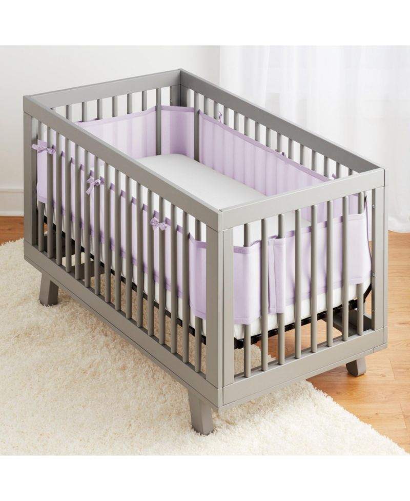 Breathable Mesh Liner for Full-Size Cribs, Classic 3mm Mesh (Size 4FS Covers 3 or 4 Sides)