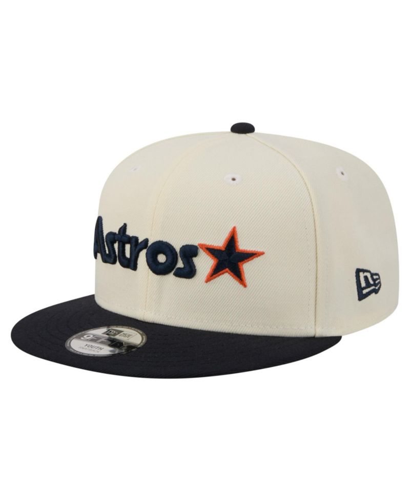 Big Boys and Girls White Houston Astros Two-Tone 9FIFTY Snapback Hat