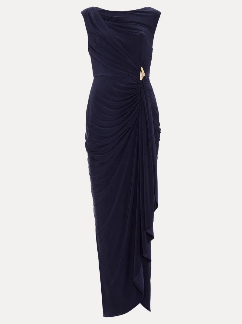 Women's Donna Ruched Detail Maxi Dress