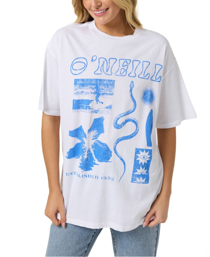 Women's Tropic Meltdown Oversized Crewneck Cotton T-Shirt