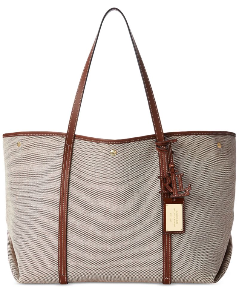 Emerie Canvas & Leather Extra-Large Tote Bag