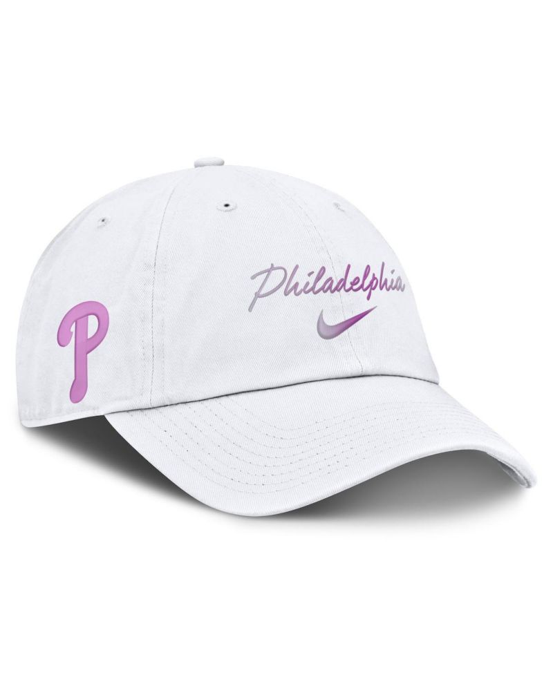 Women's White Philadelphia Phillies Mother’s Day Club Adjustable Hat