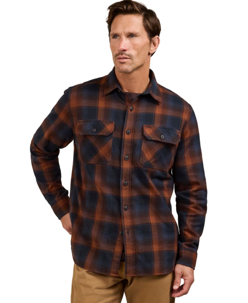 Men's Burnside Flannel Long-Sleeve Shirt