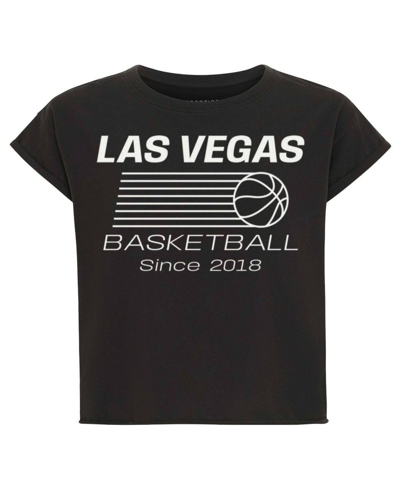 Women's Anthracite Las Vegas Aces Athletic Club Collection Alana T-Shirt